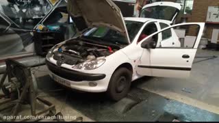 ریمپ اصولی پژو ۲۰۶ تیپ ۵ روی داینو -ریمپ اصولی پژو ۲۰۷ روی داینو