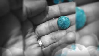 سنگی کمیاب و زیبا با نام شجر فیروزه