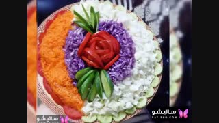 تزیین سالاد فصل