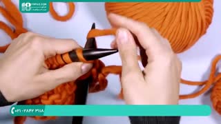 آموزش تریکو بافی شال گردن - 09130919448