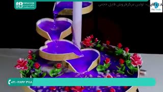 ساخت آبنما موزیکال طرح قلب - طبقاتی