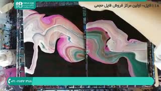 نقاشی کلاسیک برای ورودی خانه با رزین