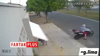 راکب موتور سواری که ناخواسته‌ آدم ربا شد!