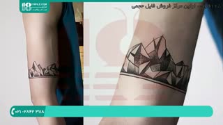 طرح سه بعدی تاتو روی دست