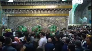تصاویر دیدنی از ضریح مطهر امام رضا علیه‌السلام