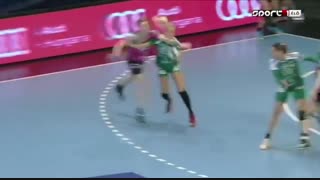 دیدار تیم های هندبال گیئور آئودی و مرکاردور در لیگ قهرمانان اروپا ۲۰۱۹/۲۰