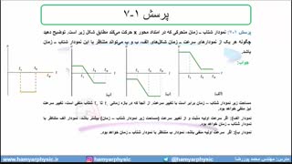 جلسه 42 فیزیک دوازدهم-حرکت با شتاب ثابت 10 حل پرسش 7 و تمرین 10 کتاب  درسی-مدرس محمد پوررضا