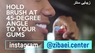 آموزش و روش صحیح مسواک زدن - سلامت دهان - زیبایی سنتر