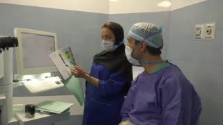 عمل لازک چشم  بیمار2