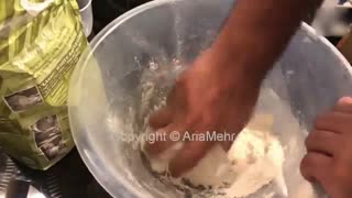 آموزش درست کردن نان لواش در سه سوت