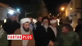 بازدید شبانه نماینده ولی فقیه از روستای زلزله زده ورنکش