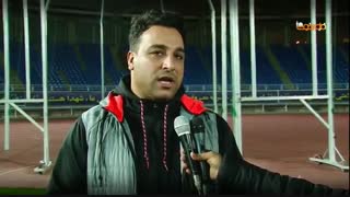 بازدید احسان حدادی قهرمان پرتاب دیسک جهان از استادیوم امام رضا (ع)