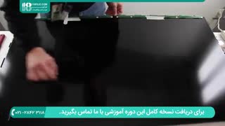 تعویض لایت های سوخته پشت صفحه ال ای دی