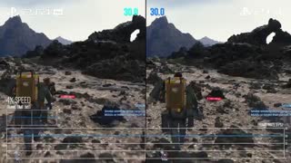 مقایسه‌ی گرافیک Death Stranding بر روی PS4 و PS4 PRO