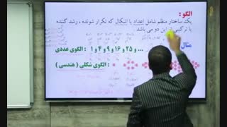 جلسه اول آموزش الگو و دنباله (دروس 3و4 از فصل اول ریاضی دهم) مسعودی