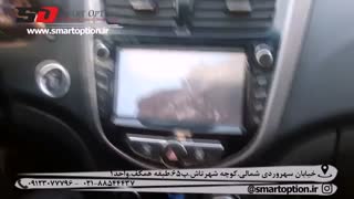 تصویر حین حرکت مانیتور هیوندایی اکسنت - اسمارت آپشن