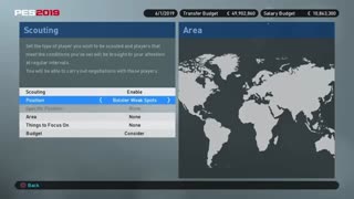 آموزش ویدئویی بازی PES2019 به زبان فارسی (نقل و انتقالات در ML بخش 1)