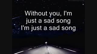 Sad Song-We The Kings [Lyrics]