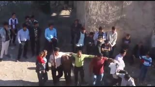 رقص و پایکوبی مردمان روستای الگن