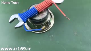 انرژی رایگان با استفاده از بلندگو و آهنربا