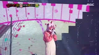 اجرای یرین دربرنامه king of masked پارت1