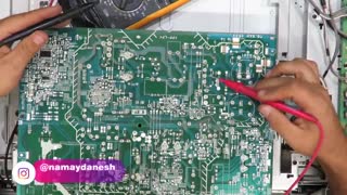 آموزش تعمیر برد پاور تلویزیون SONY -KLV40S400A