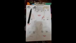 نقاشی از bts