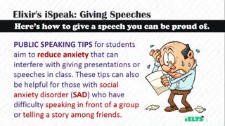 ایلتس نحوه سخنرانی در اسپیکینگ آیلتس (Giving Speeches)