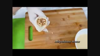 سمبوسه نان تست و مرغ | فیلم آشپزی