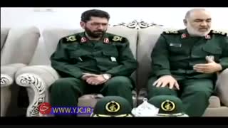 فرمانده کل سپاه در منزل شهید امنیت «مرتضی ابراهیمی»