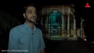 گزارش تصویری اجرای ویدیو مپینگ خانه هنرمندان