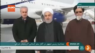 ورود رئیس‌جمهور به شهر تبریز مرکز آذربایجان شرقی