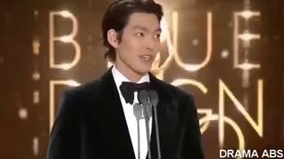 ویدئوی کامل حضور کیم ووبین در جشنواره‌ی blue dragon