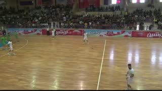 دیدار تیم های ذوب آهن اصفهان و سربداران سبزوار در لیگ برتر هندبال ایران