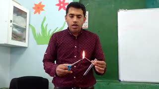 آزمایش اثر اکسیژن بر سوختن